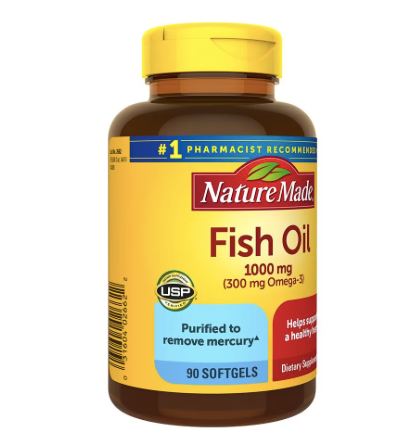 Nature Made Nature Made Fish Oil 1000 mg Softgels - 90.0ea, 90.0 ea