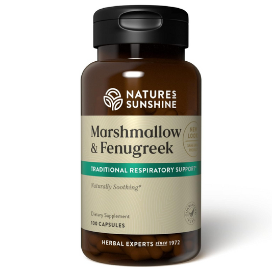 Nature's Sunshine Marshmallow and Fenugreek - 100 Capsules