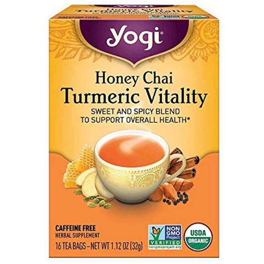Yogi Tea, Honey Chai Turmeric Vitality, 16 ct