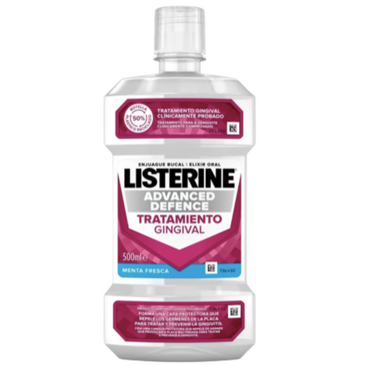 Listerine Advanced Defence Gum Treatment Mouthwash 500ml (16.9 fl oz)