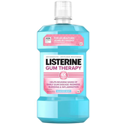 Listerine Gum Therapy Antiplaque & Anti-Gingivitis Mouthwash, ADA Accepted, 1 L