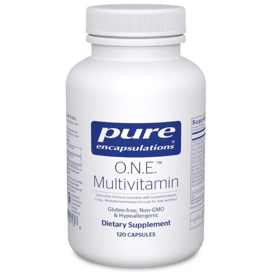 Pure Encapsulations O.N.E. Multivitamin - Once Daily Multivitamin with Antioxidant Complex Metafolin - 120 Capsules