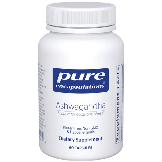 Pure Encapsulations Ashwagandha - 500 mg Ashwagandha Extract - 60 Capsules