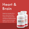 Stop Aging Now MAX-Q10 CoEnzyme Formulated with Kaneka Q10 and Enhanced BioPerine Black Pepper - 30 capsules