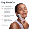 Eucerin Radiant Tone Dual Serum Dark Spot Corrector, Dark Spot Serum with Thiamidol and Hyaluronic Acid | 1 Fl Oz Bottle