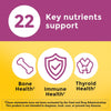 Nature Made Multivitamin For Her 50+ with No Iron, Womens Multivitamin for Daily Nutritional Support, 90 Tablets