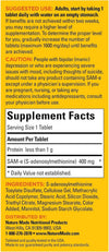 Nature Made SAM-e Complete 400 mg, Dietary Supplement for Mood Support, 36 Tablets