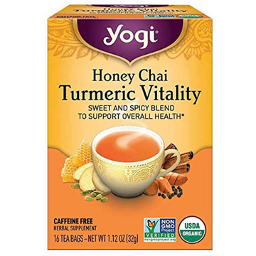 Yogi Tea, Honey Chai Turmeric Vitality, 16 ct
