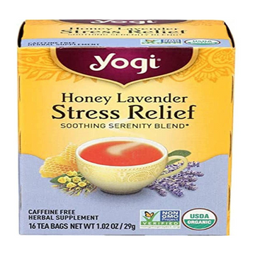 Yogi Tea Herbal Stress Relief, Honey Lavender 16 ct