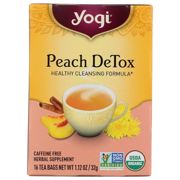Yogi Tea, Peach DeTox, 16 Count