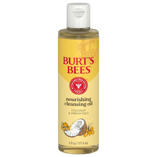Burt's Bees Nourishing Cleansing Oil With Coconut and Argan Oils, Cleansing Face Oil for Normal to Dry Skin |  6 fl. oz. Bottle