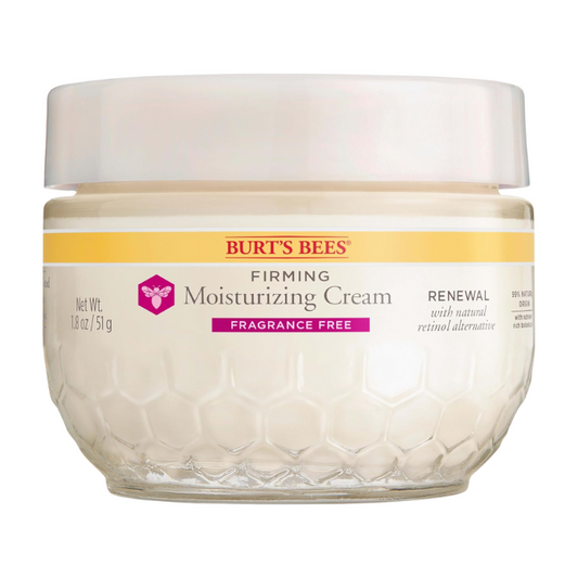 Burt's Bees Renewal Fragrance-Free Firming Moisturizing Face Cream With Natural Retinol Alternative| 1.8 oz. Tub